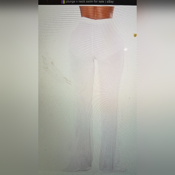 NWT SHEER MESH RUFFLE SWIMSUIT BIKINI BOTTOM COVER UP - Picture 3 of 14